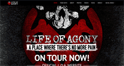 Desktop Screenshot of lifeofagony.com