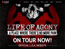 Tablet Screenshot of lifeofagony.com